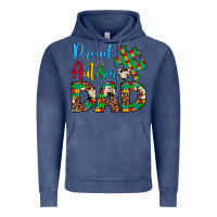 Vintage Denim proud autism dad Vintage Hoodie - Artiststas