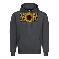 Smoke Sunflower Leopard Mom Zipper Hoodie - Jasminsmagicworld
