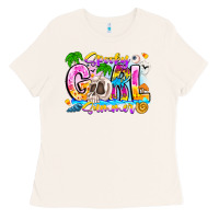 Bone spooky girl summer Ladies Tee - CowhideDigitalArt
