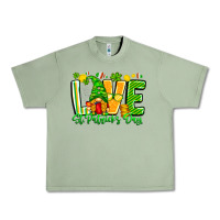 Oil Green love st patricks day Urban Heavy Tee - CowhideDigitalArt