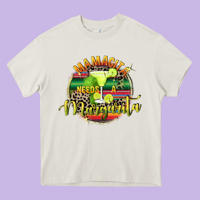 Mamacita Needs A Margarita Mother's Day Heavy Core Tee Designed By Fadigitalartstudio