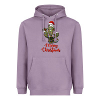 Lavender merry christmas cactus Heavyweight Hoodie - RanaPortraitStore