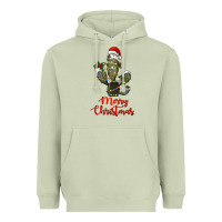 Matcha merry christmas cactus Heavyweight Hoodie - RanaPortraitStore