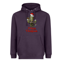 Plum merry christmas cactus Heavyweight Hoodie - RanaPortraitStore