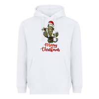 White merry christmas cactus Heavyweight Hoodie - RanaPortraitStore