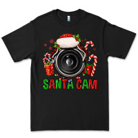 Black santa cam Premium Tee - FaDigitalArtStudio