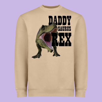 Daddy Saurus Rex Heavyweight Sweatshirt Designed By Bettercallsaul