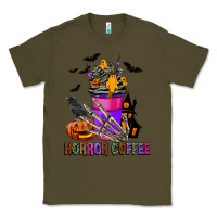 Army Green Horror Coffee Classic Tee - FaDigitalArtStudio