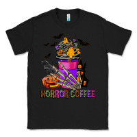 Black Horror Coffee Classic Tee - FaDigitalArtStudio