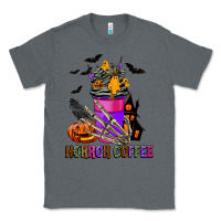 Charcoal Heather Horror Coffee Classic Tee - FaDigitalArtStudio