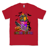 Red Horror Coffee Classic Tee - FaDigitalArtStudio