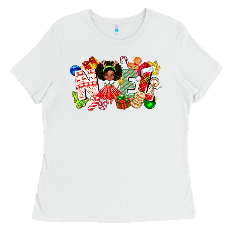 Noel Afro Girl Baby Ladies Tee by CowhideDigitalArt | Teevron