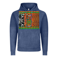 Vintage Denim love autism awareness leopard cowhide Vintage Hoodie - Artiststas