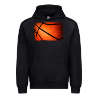 Black Basketball Brushstroke Urban Hoodie - RanaPortraitStore