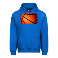 Cobalt Basketball Brushstroke Urban Hoodie - RanaPortraitStore