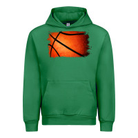 Emerald Basketball Brushstroke Urban Hoodie - RanaPortraitStore