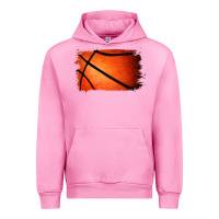 Fuchsia Pink Basketball Brushstroke Urban Hoodie - RanaPortraitStore