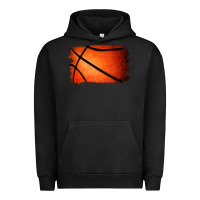 Pigment Black Basketball Brushstroke Urban Hoodie - RanaPortraitStore