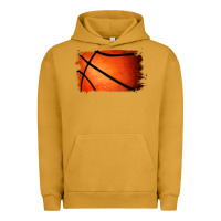 Pigment Peanut Butter Basketball Brushstroke Urban Hoodie - RanaPortraitStore