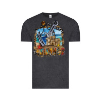 Vintage Black summer min Vintage Tee - CowhideDigitalArt