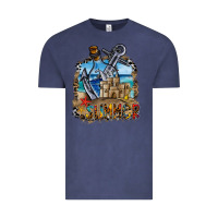 Vintage Denim summer min Vintage Tee - CowhideDigitalArt