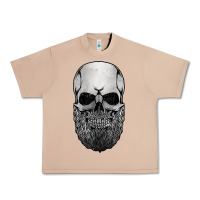 Burro creepy bald and bearded skull for halloween & skeletons fans t shirt Urban Heavy Tee - baoMotion