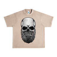 French Oak creepy bald and bearded skull for halloween & skeletons fans t shirt Urban Heavy Tee - baoMotion