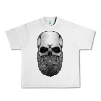 Lunar Rock creepy bald and bearded skull for halloween & skeletons fans t shirt Urban Heavy Tee - baoMotion