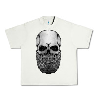 Pistachio creepy bald and bearded skull for halloween & skeletons fans t shirt Urban Heavy Tee - baoMotion