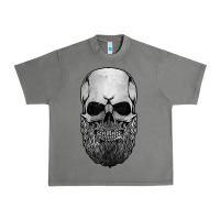 Tornado creepy bald and bearded skull for halloween & skeletons fans t shirt Urban Heavy Tee - baoMotion