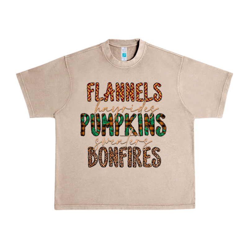 Flannels Hayrides Pumpkins Bonfires Urban Heavy Tee by CowhideDigitalArt | Teevron