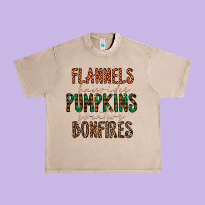 Flannels Hayrides Pumpkins Bonfires Urban Heavy Tee Designed By Cowhidedigitalart