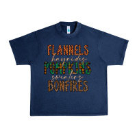 Navy flannels hayrides pumpkins bonfires Urban Heavy Tee - CowhideDigitalArt
