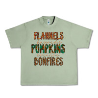 Oil Green flannels hayrides pumpkins bonfires Urban Heavy Tee - CowhideDigitalArt