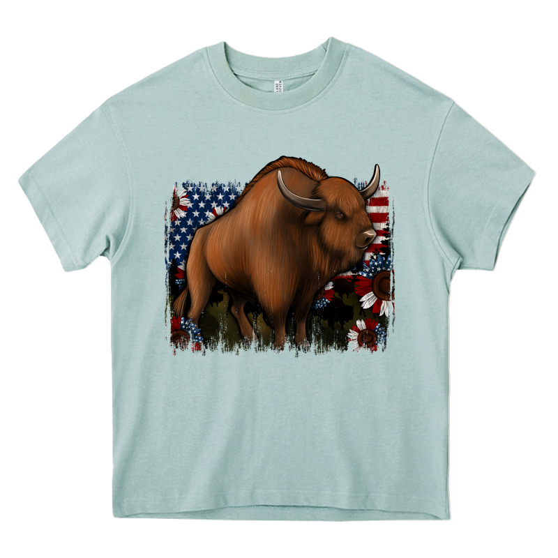 American Bison Heavy Core Tee by Jasminsmagicworld | Teevron