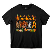 Black thankful mama and turkey bbs Heavy Core Tee - BundleAndBundleShop