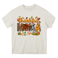 Cream thankful mama and turkey bbs Heavy Core Tee - BundleAndBundleShop