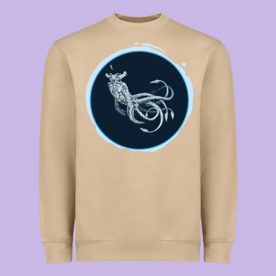 Sea Emperor Transparent Graphic Heavyweight Sweatshirt Designed By Bettercallsaul