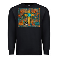 Black fall cross tumbler Premium Sweatshirt - RanaPortraitStore