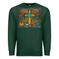 Sports Green fall cross tumbler Premium Sweatshirt - RanaPortraitStore