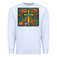 White fall cross tumbler Premium Sweatshirt - RanaPortraitStore