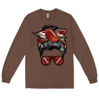 Chestnut football mom Long Sleeve Tee - RacoonDesign