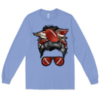 Colony Blue football mom Long Sleeve Tee - RacoonDesign
