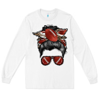 White football mom Long Sleeve Tee - RacoonDesign