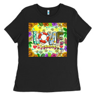 Black Love Summer Ladies Tee - CowhideDigitalArt