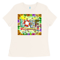 Bone Love Summer Ladies Tee - CowhideDigitalArt