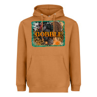 Meerkat thanksgiving turkey gobble with background Heavyweight Hoodie - RanaPortraitStore
