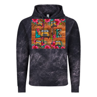 Cloud Black love school bus leopard Vintage Hoodie - Artiststas