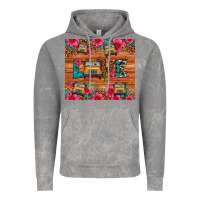 Cloud Rock love school bus leopard Vintage Hoodie - Artiststas