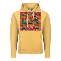 Vintage Mustard love school bus leopard Vintage Hoodie - Artiststas